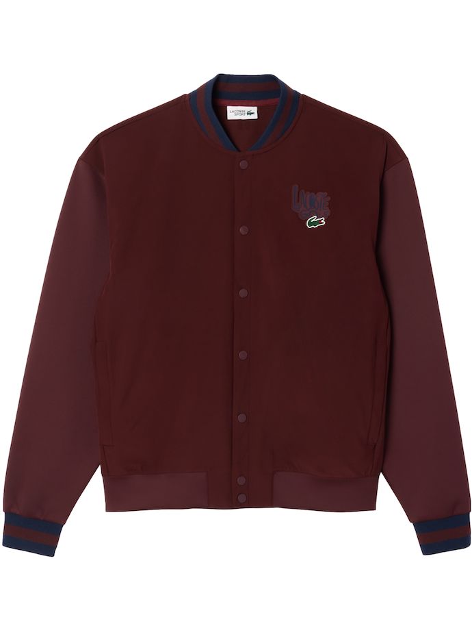 LACOSTE Sweatjacke Pioneer Collection, bordeaux