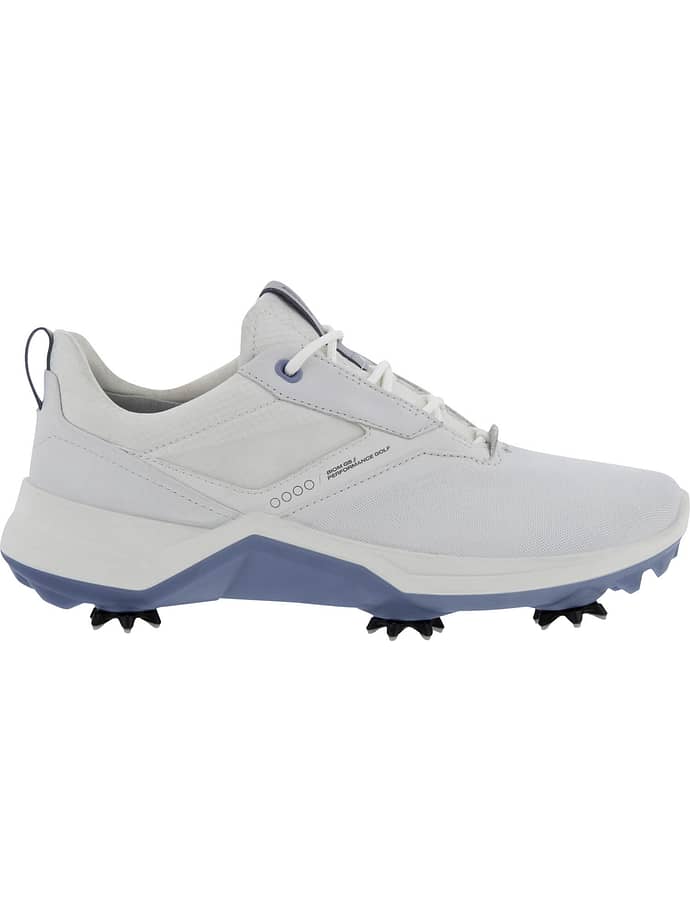 ecco Zapatos de golf Biom G5, blanco/azul claro