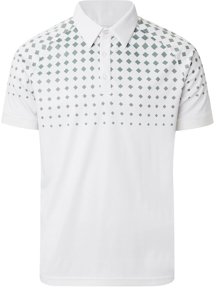 Cross Polo Fade, white/green