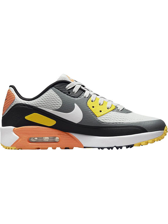 Nike Golf Zapatos de golf Air Max 90 G, gris/naranja