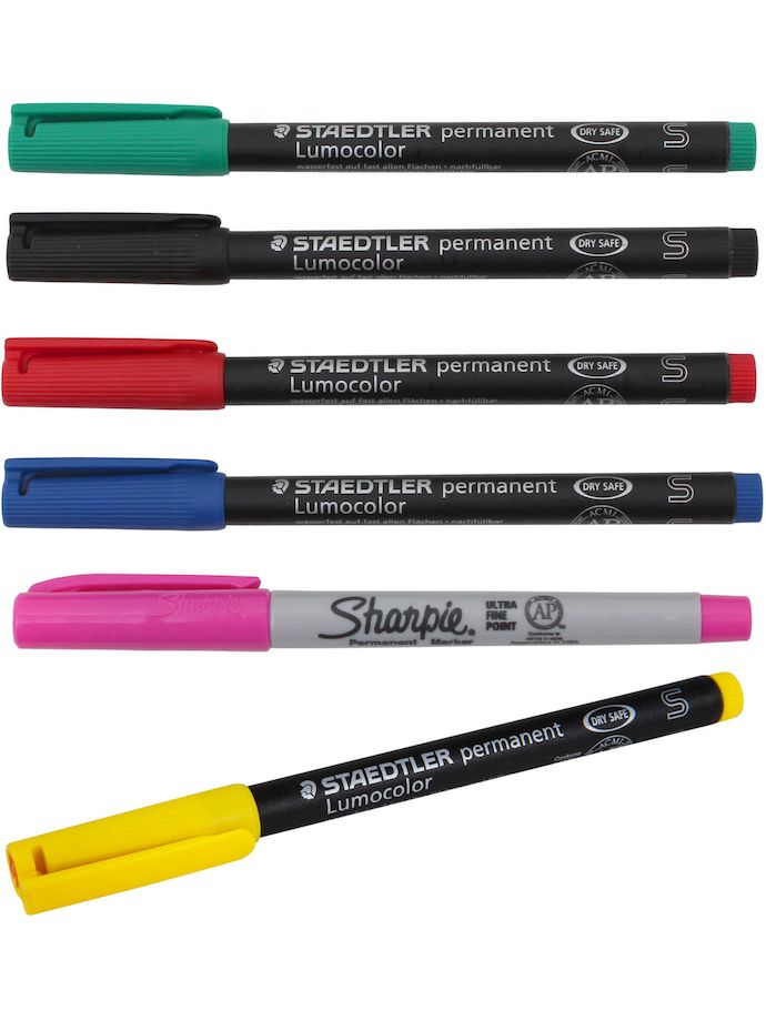 Staedtler Pen For Tin Cup Ball Markers, yellow