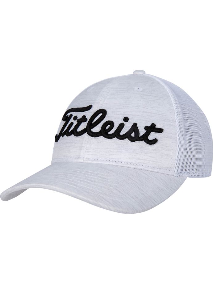 Titleist Cappellino Players Space Dye Mesh, bianco/nero