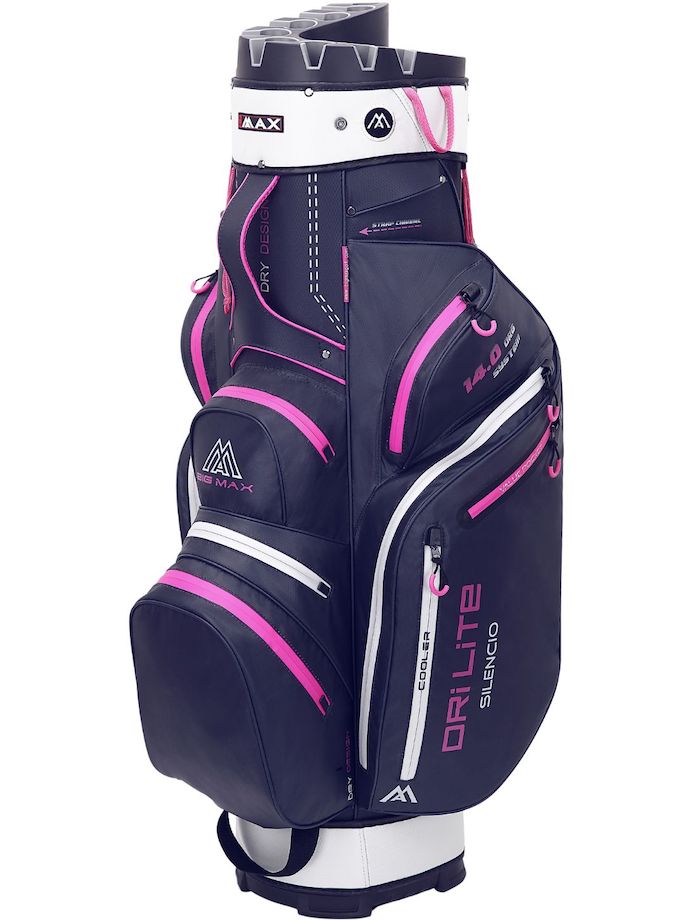 BIG MAX Cartbag Silencio 2 Dri Lite, marinblå/rosa