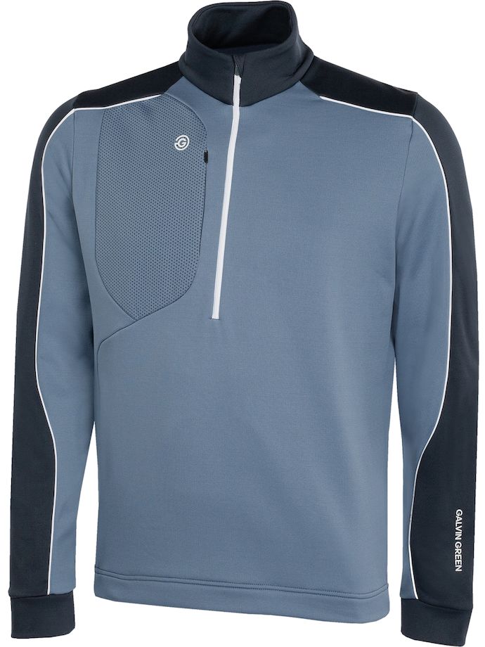 Galvin Green Strato Dave 1/2-Zip, blu scuro/navy