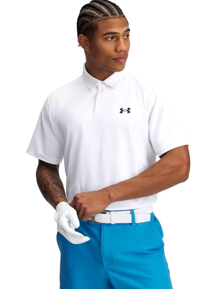 Under Armour Polo T2G Pique, wit