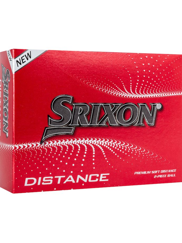 Srixon Golfball Distance Soft Premium - Paquete de 12, blanco