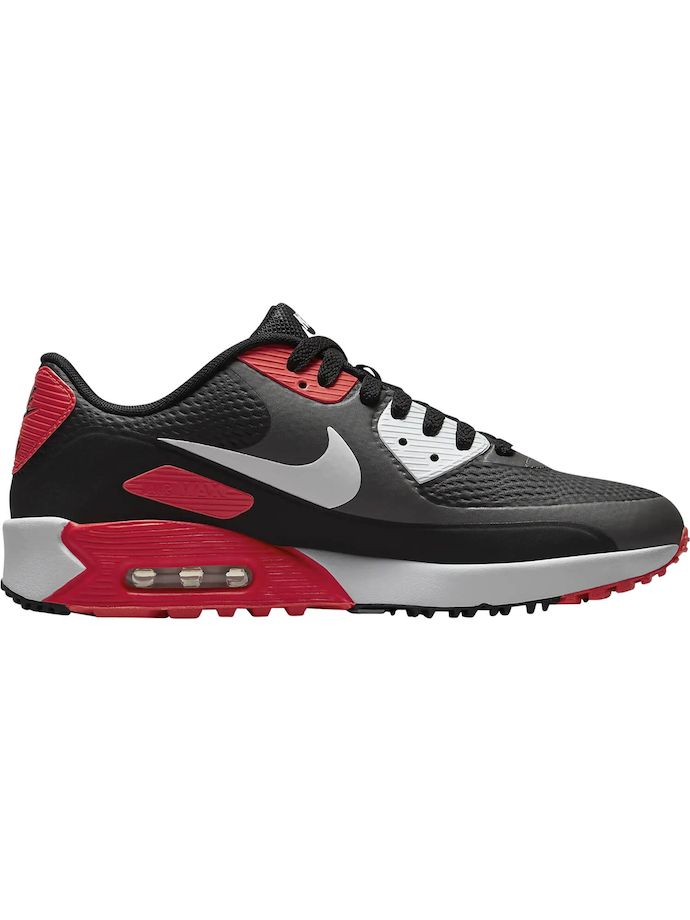 Nike Golf Golfschuhe Air Max 90 G, weiß/schwarz/rot