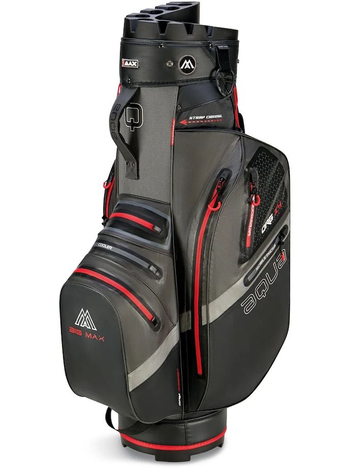 BIG MAX Cart Bag Aqua Silencio 3, grey/blackred/