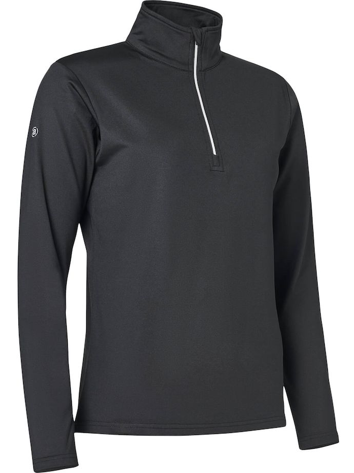 Abacus Layer Dunbar Fleece 1/2-Zip, black