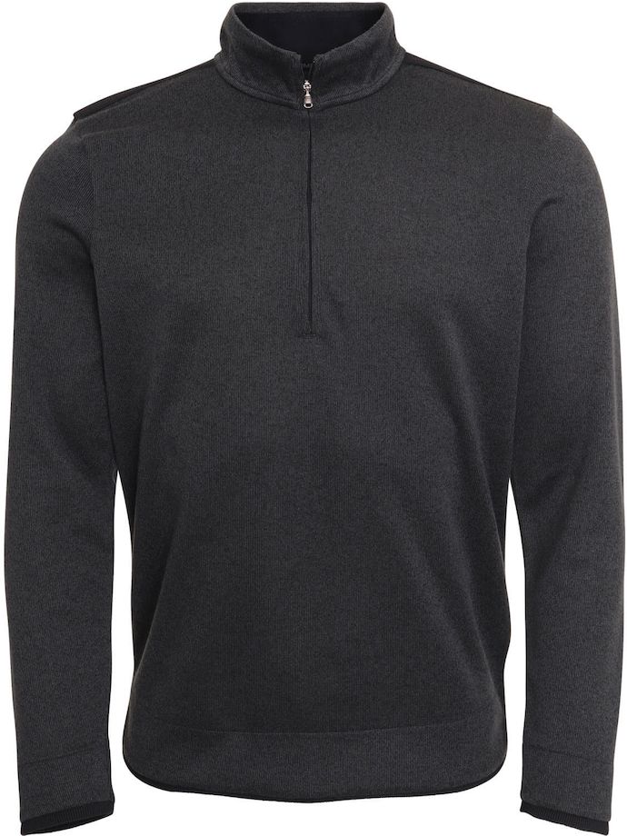 Under Armour Couche polaire 1/2 zippée, noir