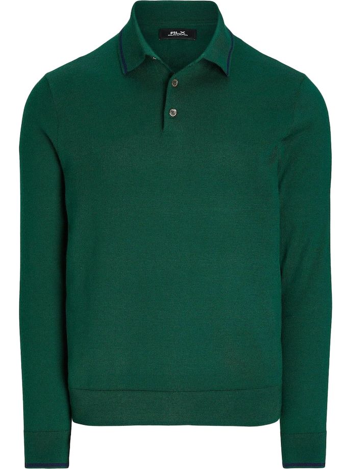 RALPH LAUREN Maglione Merino Coolmax, verde