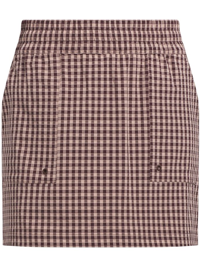 adidas Ultieme geruite skort, bordeaux