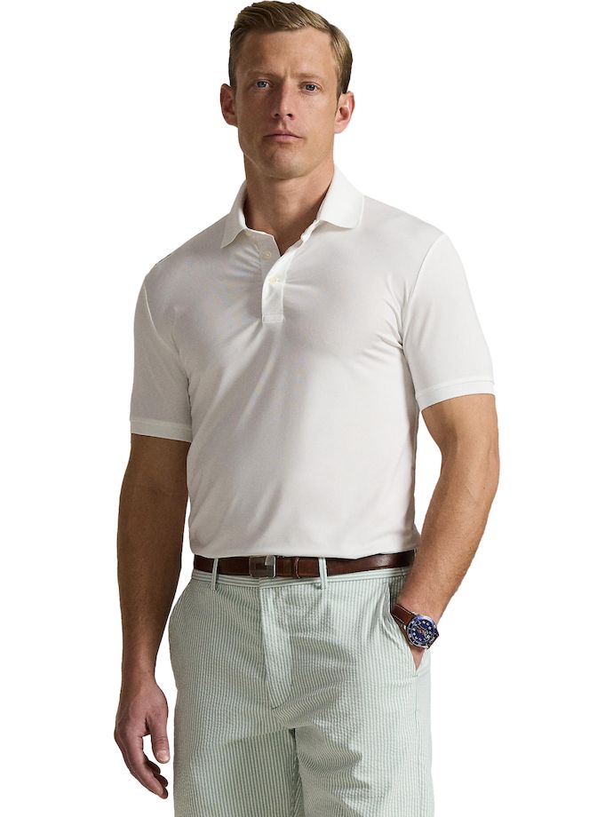 RALPH LAUREN Polo LTWT Airflow, weiß