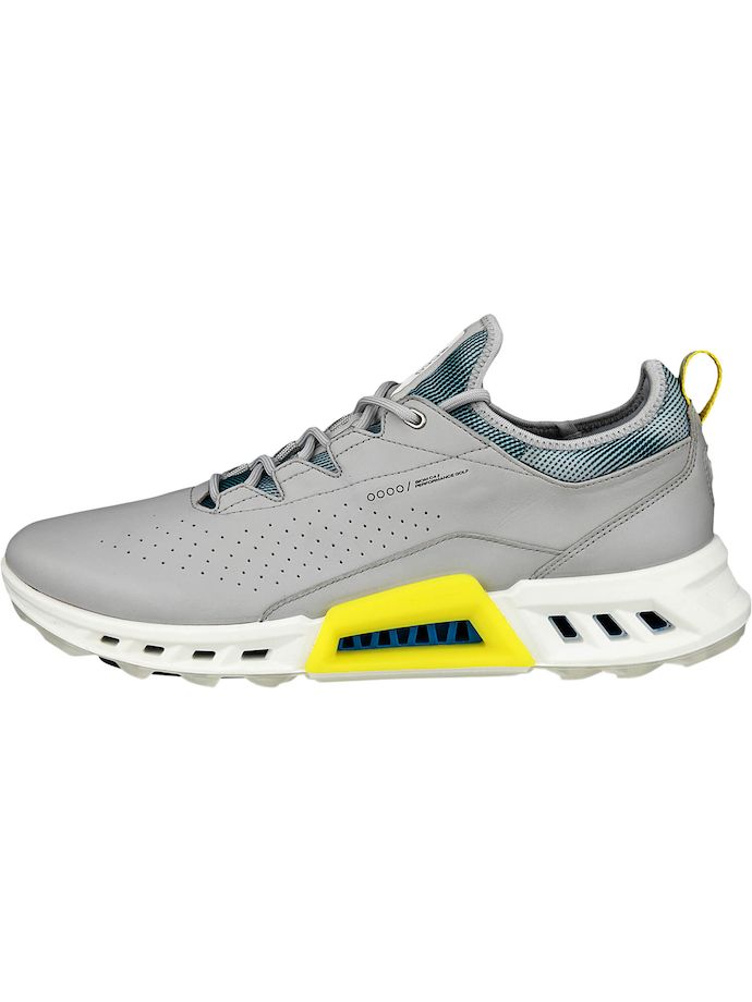 ecco Biom C4 golf shoes, grey/yellow