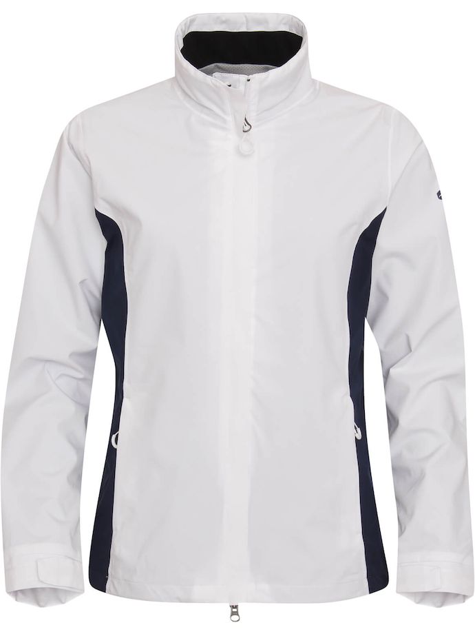 Cross Rain Jacket Siwa, 2-Way Stretch, white