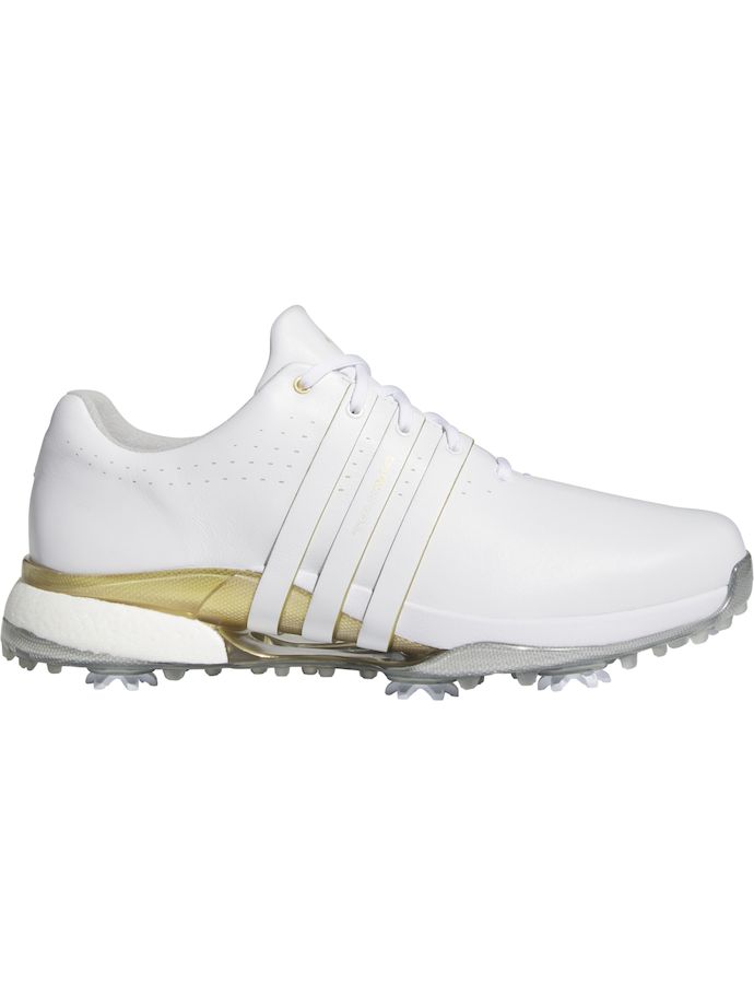 adidas Chaussures de golf Tour360 24 Boost, blanc/or/argent