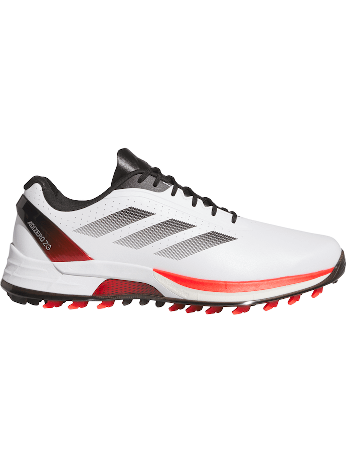 adidas Adizero ZG golfskor, vit/röd/svart