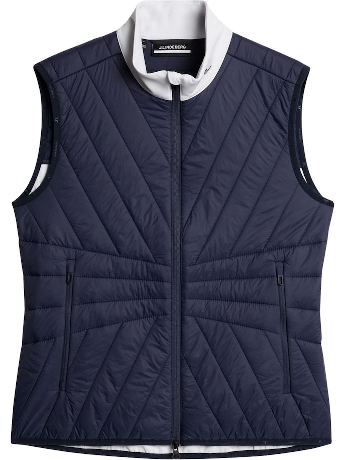 J. LINDEBERG Holma Quilt Hybride vest, marine