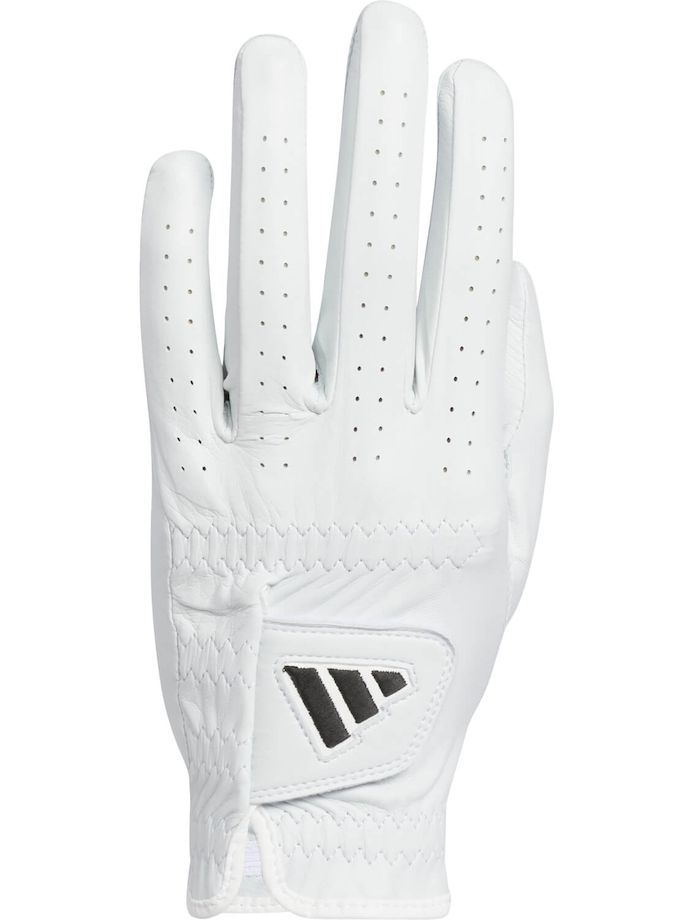 adidas Guante de cuero Ultimate, blanco