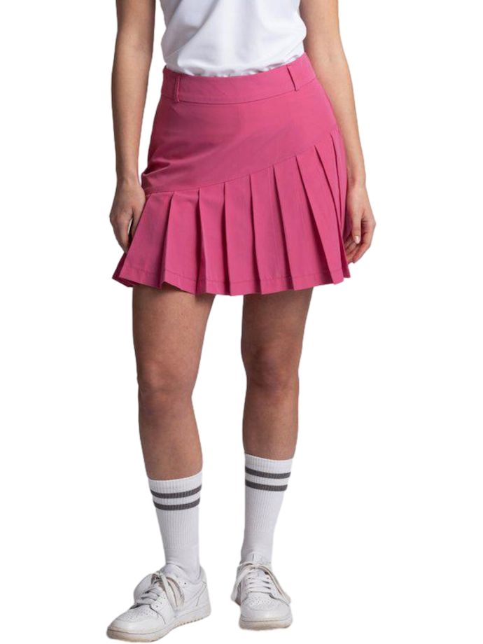 Cross Skort Solid Pleat, pink