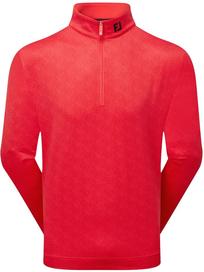 FootJoy Layer Speckle Print Chill-Out 1/4-Zip, rosso