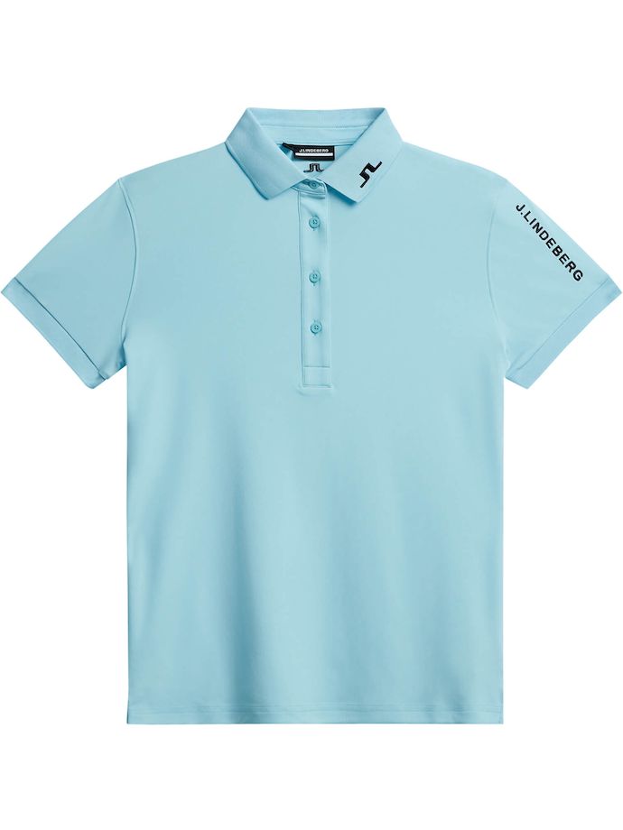 J. LINDEBERG Tour Tech Polo, jasnoniebieski