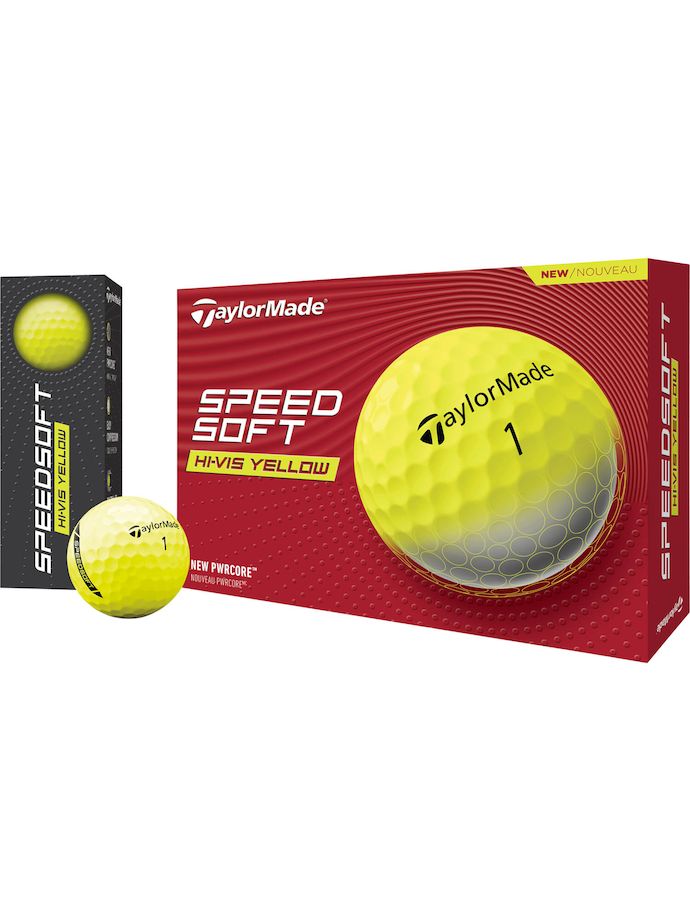 TaylorMade Speedsoft Golfbälle - 12er Pack, gelb