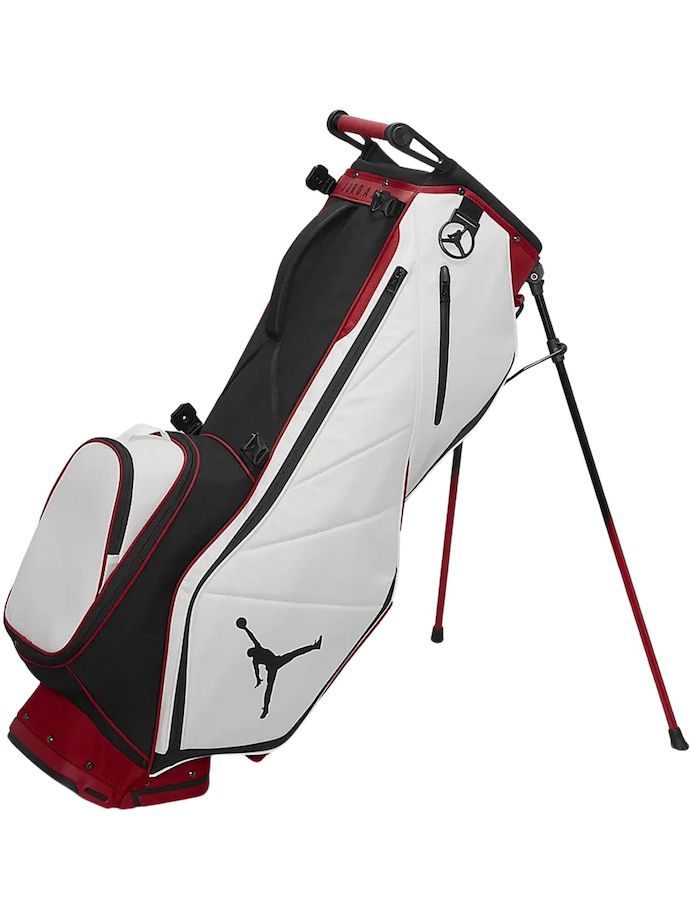 Nike Golf Standbag Jordan Fade Away, rød/hvidsort/