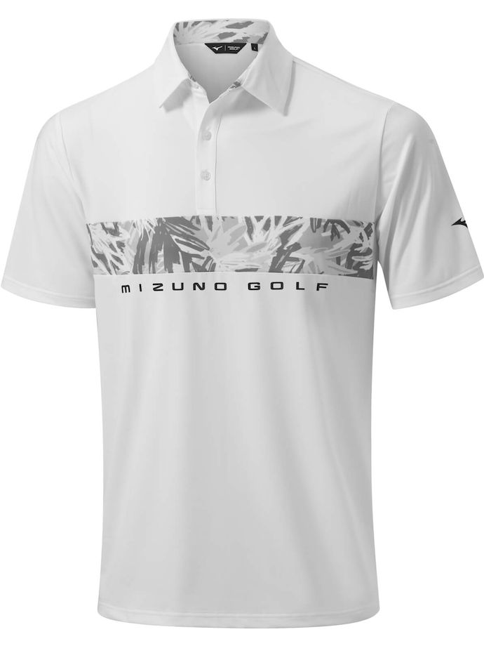 Mizuno Cali Stripe polo shirt, hvid