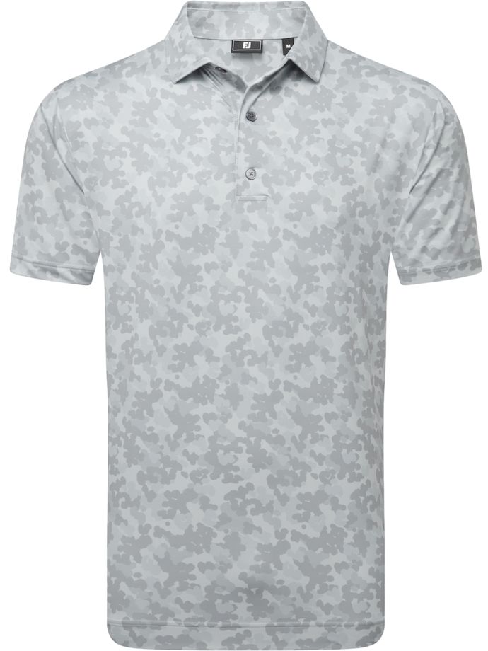 FootJoy Polo Pop Camo Lisle, grey