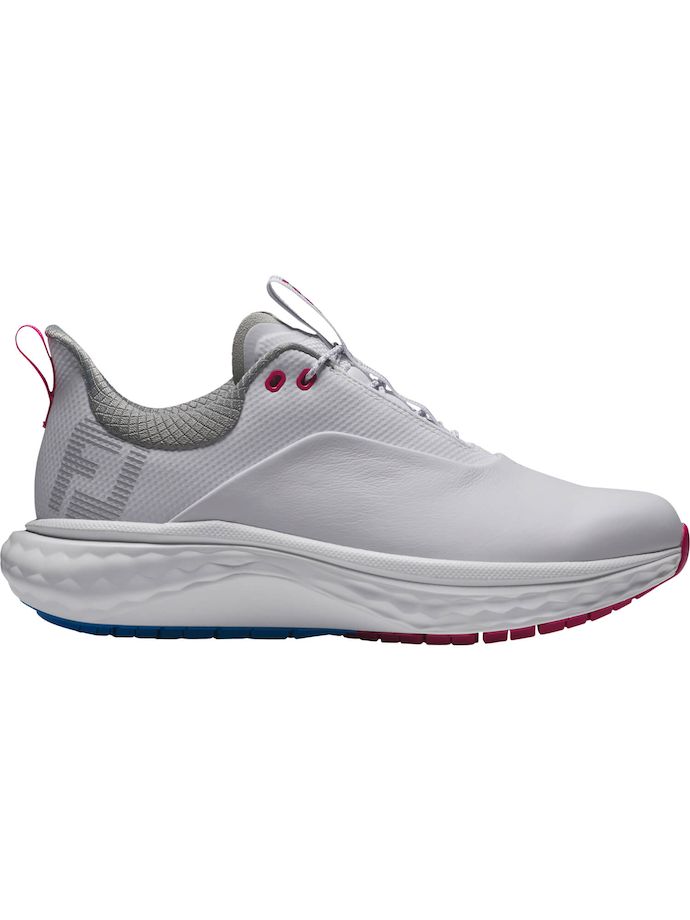 FootJoy Quantum golf shoes, white/pink