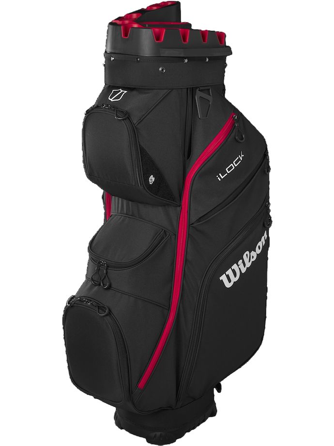 Wilson Cart Bag iLock 4, schwarz/weiß