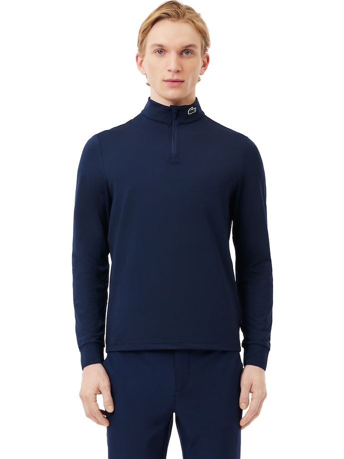 LACOSTE Layer 1/4 Zip, navy