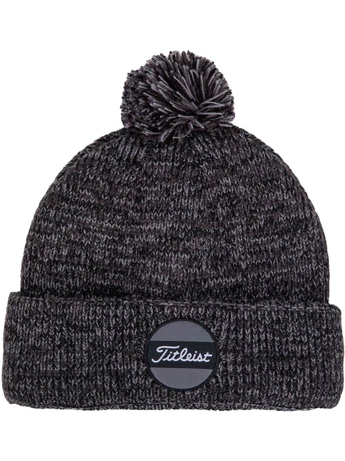 Titleist Bonnet d'hiver Boardwalk Pom Pom, anthracite