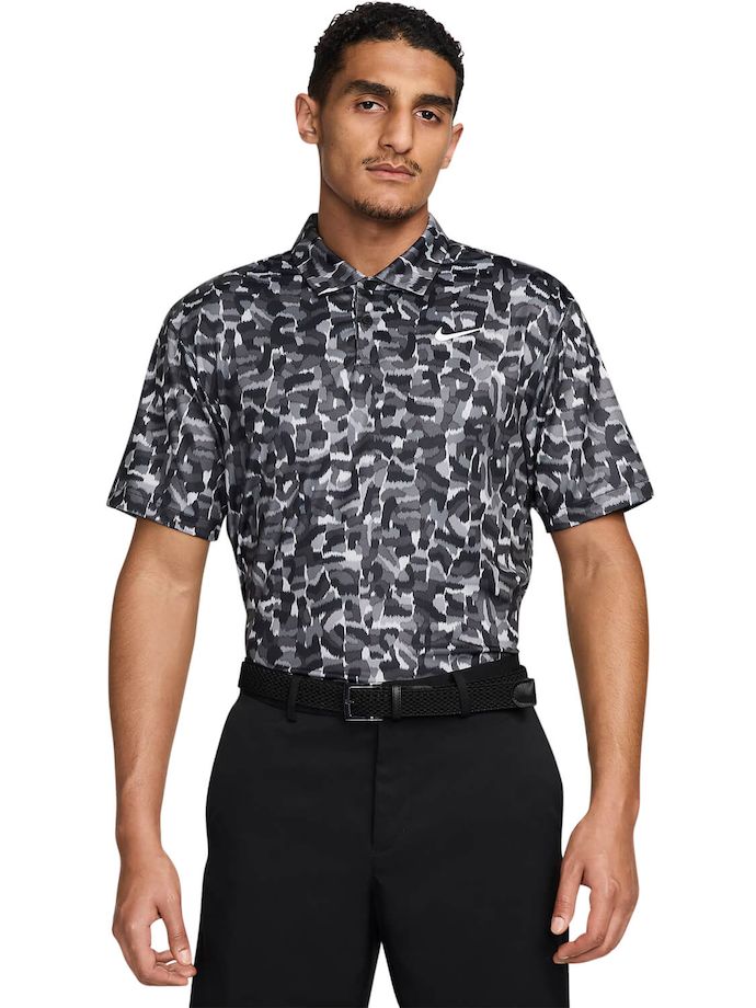 Nike Golf Polo Dri-FIT Tour Confetti, gris