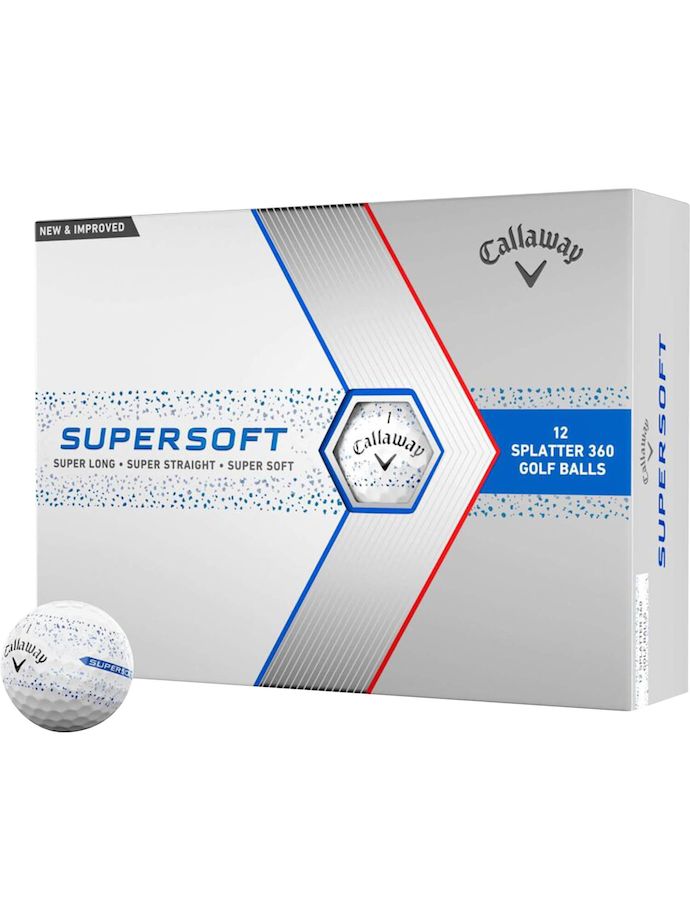 Callaway Supersoft Splatter 12-Pack, blue