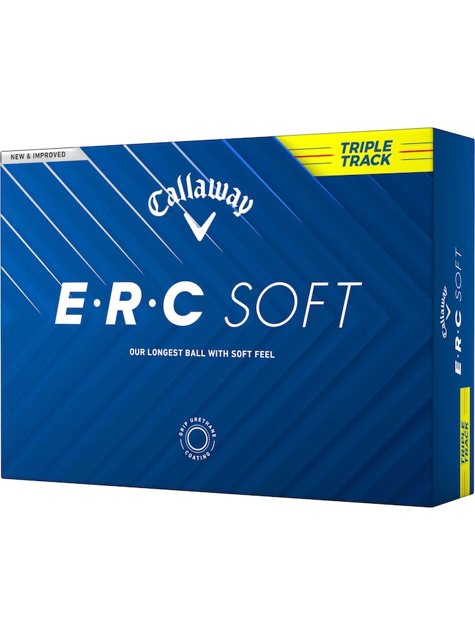 Callaway Balles de golf Erc Soft Triple Track 12-Pack , jaune