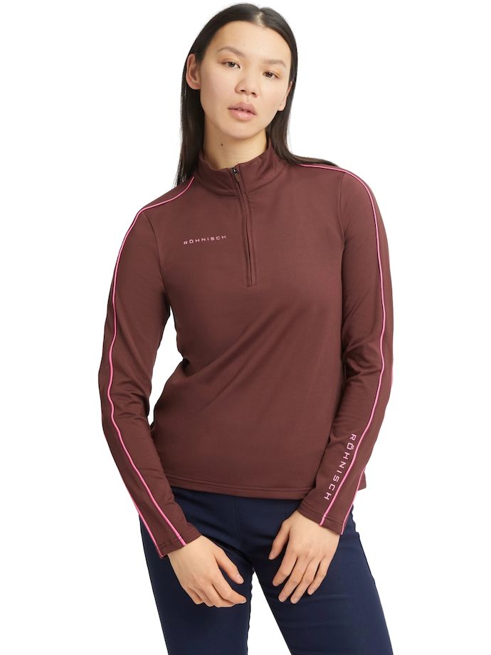 Röhnisch Layer Amie Thermo Fleece, vinrött