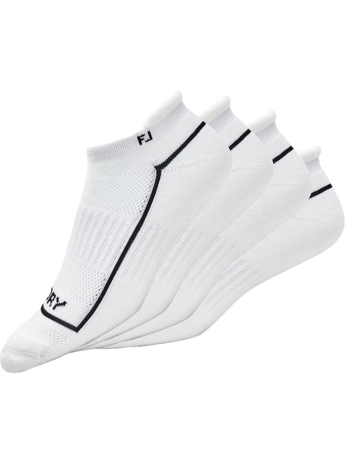 FootJoy ProDry Roll Tab socks, white