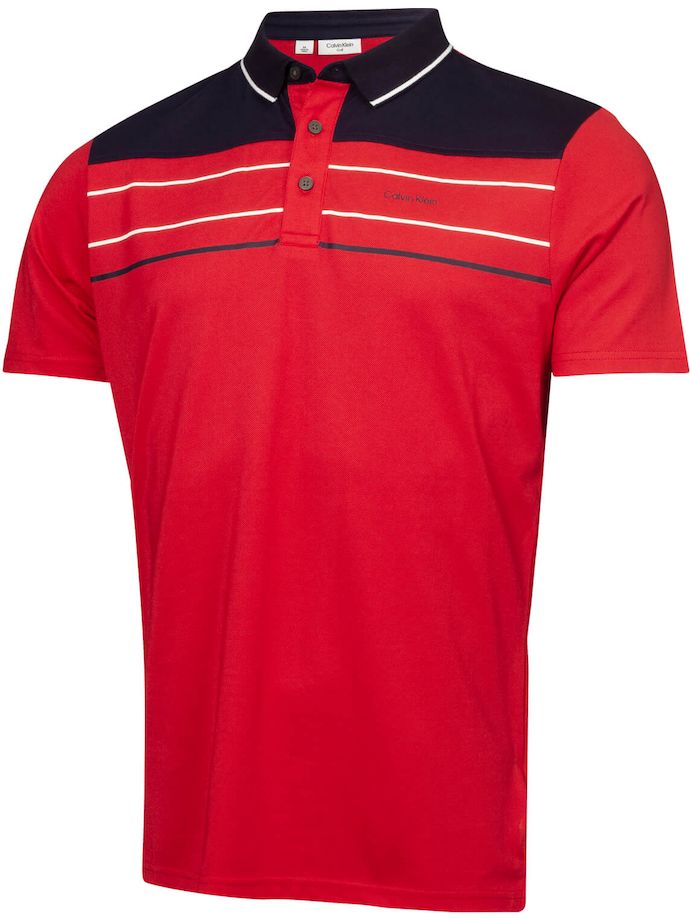 Calvin Klein Golf Polo Eagle, rouge