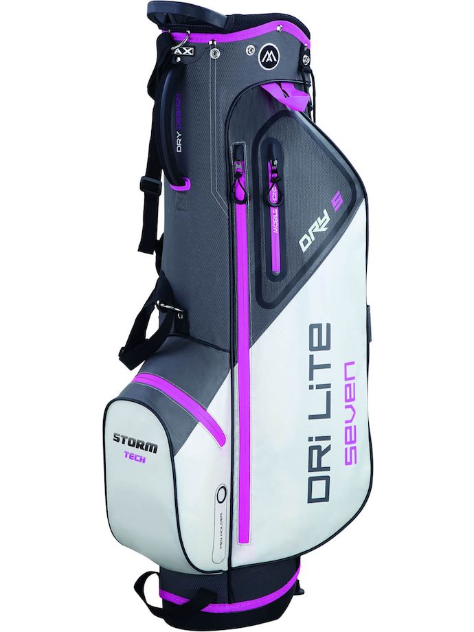 BIG MAX Sac de golf chariot Dri Lite Seven G, gris/fuchsia