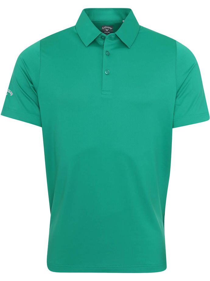 Callaway Swing Tech Solid poloshirt, korte mouw, groen