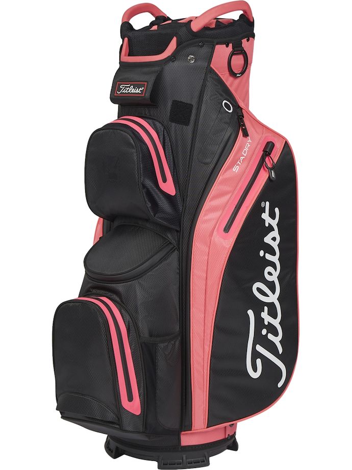 Titleist Cartbag Cart 14 StaDry, czarny/różowy