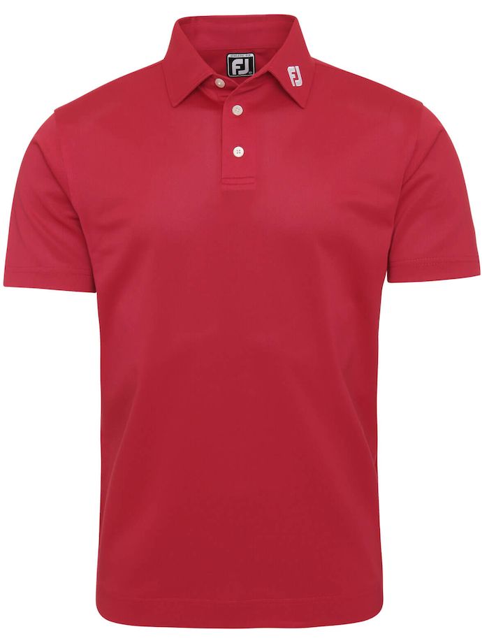 FootJoy Polo Stretch Pique, rosso