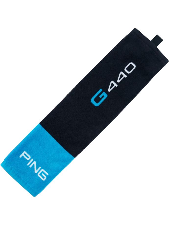 Ping Serviette de club Tri-Fold G440, bleu/noir