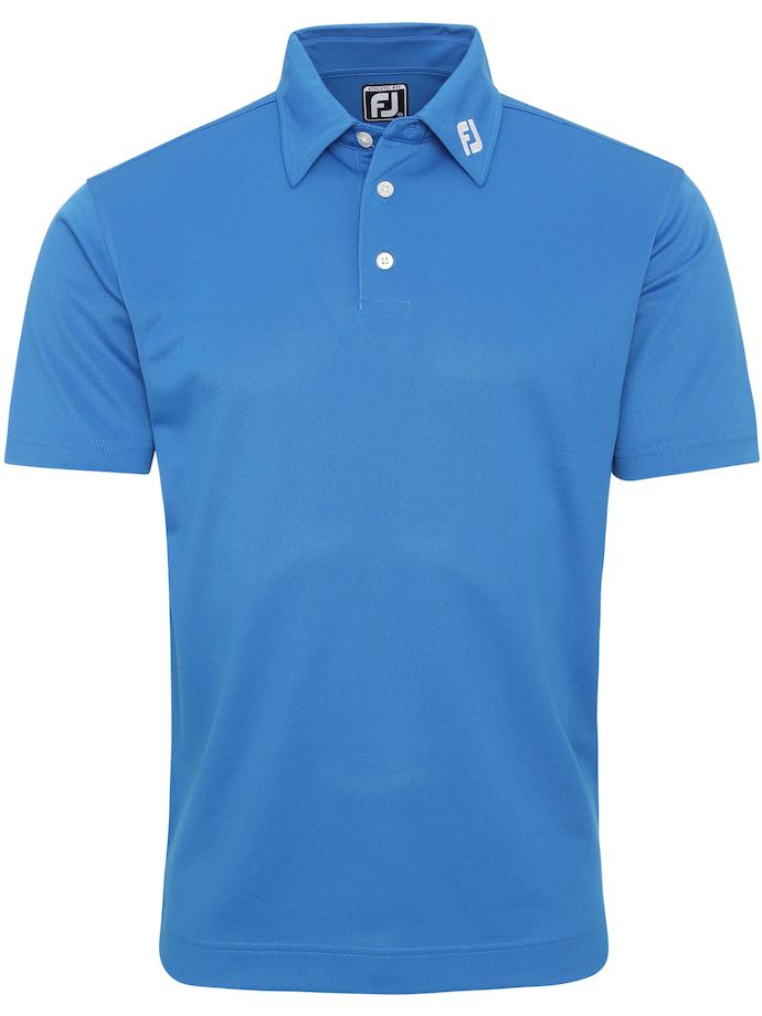 FootJoy Polo Stretch Pique, blau