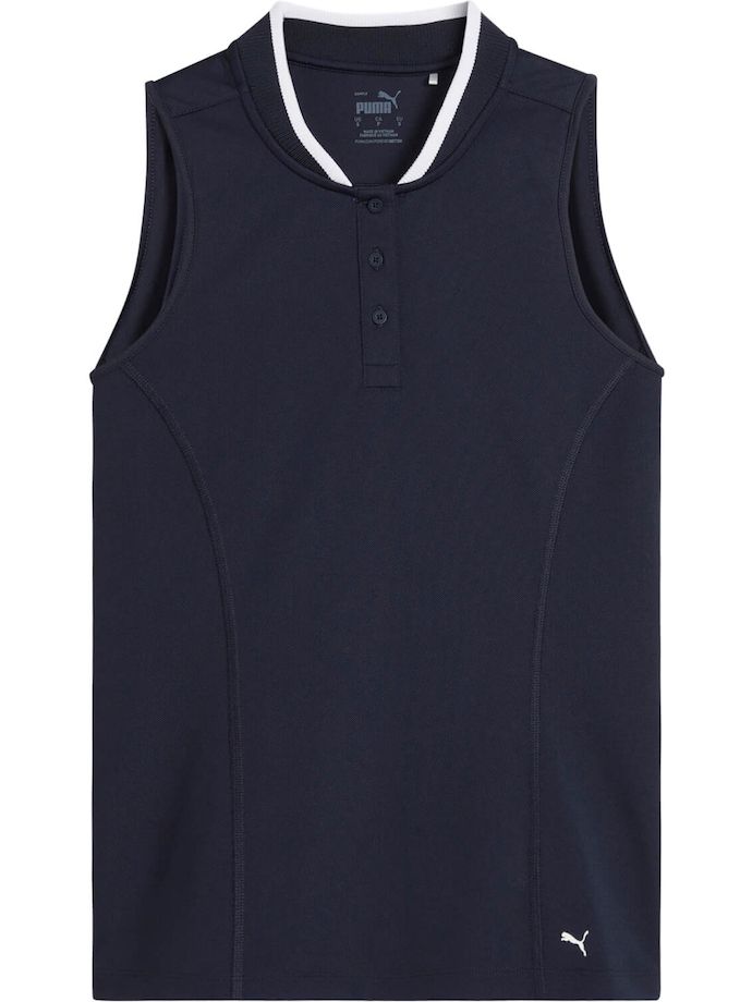 Puma Polo Pique Top, navy