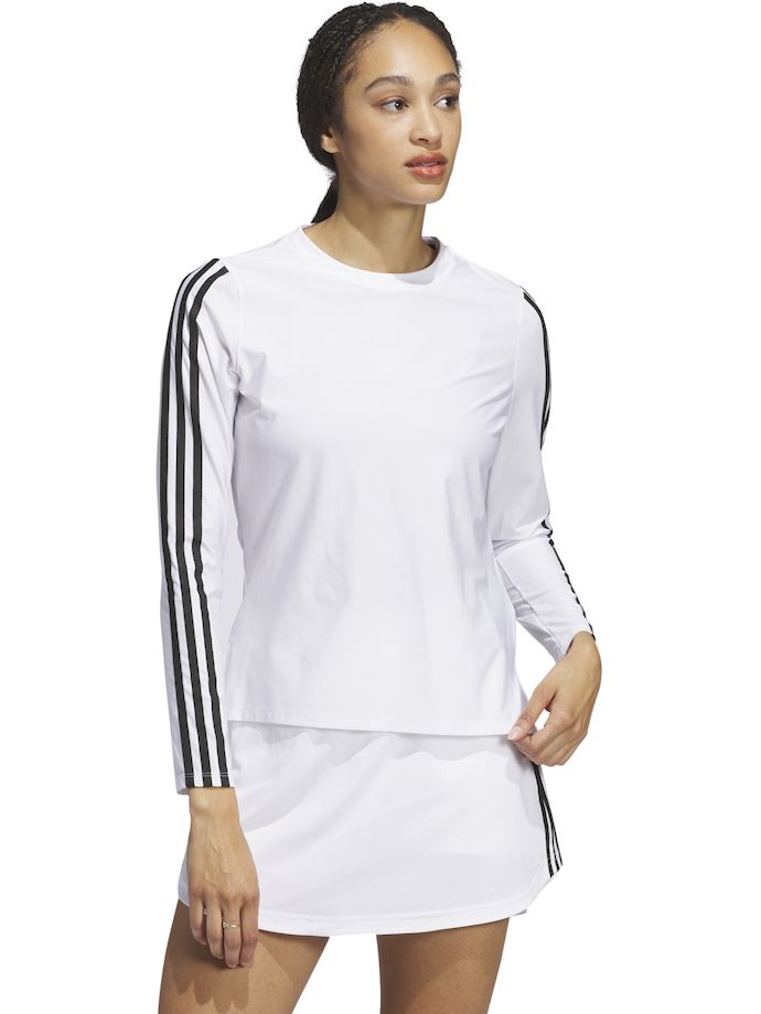 adidas T-Shirt Ultimate365 Twistknit, langarm, blanc