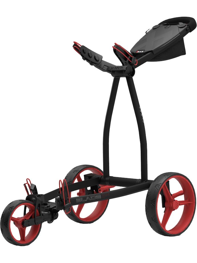 BIG MAX Carrello da golf Blade IP 2.0, nero/rosso