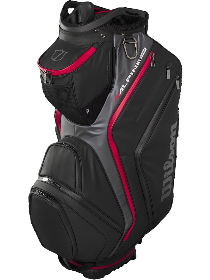 Wilson Cart Bag Dry Alpine , black/grey/red